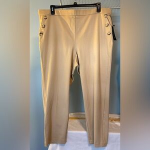 JNY Jones New York slim leg ankle length plus size 3X front pockets NWT